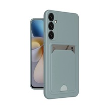 Samsung Uyumlu Galaxy A26 Uyumlu Kılıf Kelvin Kartvizitli Silikon - Açık Yeşil