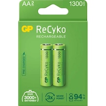 Gp Recyko 1300mah Aa Şarj Edilebilir Kalem Pil 2'li Paket