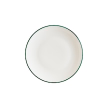 Linea Green Gourmet 21 Cm 12 Adet Porselen Yeşil Kenar Çizgili Dü