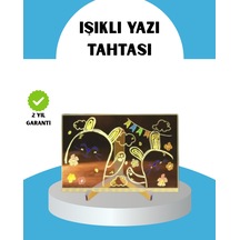 Silinebilir Led Mesaj Tahtası 7 Renkli Kalem Dahil -
