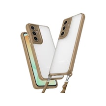 Newface Samsung Uyumlu Galaxy A25 5g Kılıf Penta Silikon Kılıf - Çöl Titanyum - Özel Seri 8683140829155