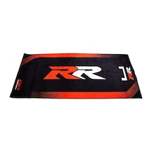GP Kompozit Honda RR Universal Motosiklet Halısı Siyah-Kırmızı