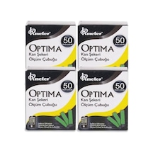 Optima Şeker Ölcüm Strip Stribi 50' Li X4 Kutu