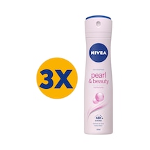 Nivea Pearl & Beauty Kadın Sprey Deodorant 3 x 150 ML
