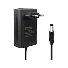 Weko 21 Volt - 2 Amper 5.5 2.5 Mm Uçlu Kırmızı Yeşil Ledli Priz Tipi Şarjlı Matkap Adaptörü