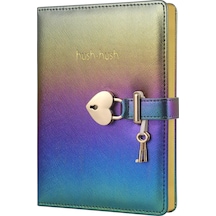 Victoria S Journals Hush Hush Kilitli Metalik De Çok Renkli