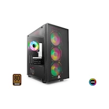 MOFAN MF2900B PC Gaming Kasa BETA 3 Seri 80 Plus 850W Power Supply 4x ARGB Fan Siyah
