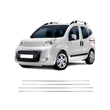 Fiat Fiorino Uyumlu 2007-2015 Krom Ön Tampon Çıtası 4 Parça Paslanmaz Çelik