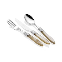 Rivadossi Laura Chrome Krem 75 Parça Çatal Bıçak Seti