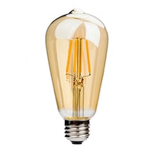 Cata 6w E27 2700k Amber Renk Rustik Led Ampul Ct-4350