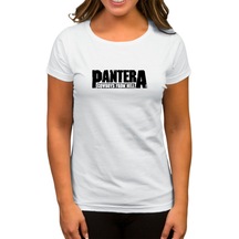 Pantera Cowboys From Hell 2 Beyaz Kadın Tişört