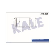 KALE OTO Radyatör 345265 Klima Radyatörü Qashqai - 2 J10 Jj10 1.6 07- 643X377X16 Al Al