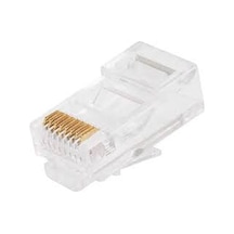 Rj45 Plug Network Konnektör Jack Cat5 100 Adet