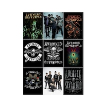 Metal Müzik Grupları- Avenged Sevenfold Çoklu Sticker Seti Diğer