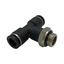 Hava Hortumu T Rekor Orta Bacak 1/4 8 Mm Pb08-g02 Pnömatik Hortum Rakoru Kompresör Bağlantı