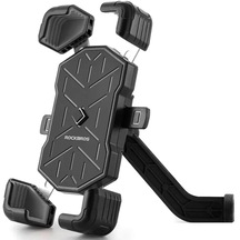 Rockbros Hw-117 E-bike Cep Telefonu Tutucu Motosiklet Bisikleti 4,5"-7,2" Cihazlar İçin Hızlı Açılan Telefon Braketi - Gri / Dikiz Aynası