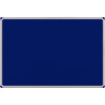 Panda 120 x 240 CM Mavi Kumaş Kaplı Alüminyum Çerçeve Pano - pan968