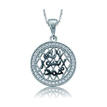 Casera's Gümüş Taşlı Mühr-ü Şerif Kadın Kolye Csr2181743 Gümüş