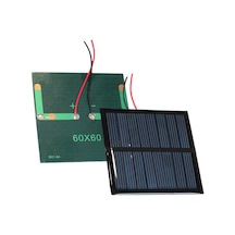 Öğrenci Ler I Çi N 4.2 Volt - 0.6 Watt 60x60 Mm Solar Güneş Paneli