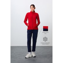 Tommy Life Kırmızı-lacivert Kalın Yumuşak Dokulu Dik Yaka Oversize Nakışlı Polar Kadın Eşofman Takım -95339 Kırmızı - Lacivert Tommy Life Kırmızı-lacivert Kalın Yumuşak Dokulu Dik Yaka Oversize Nakışlı Polar Kadın Eşofman Takım -95339 Kırmızı - Lacivert