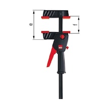 Bessey Besduo30 300mm Cırcır Mekanizmalı Tek El İşkence Bessey Besduo30 300mm Cırcır Mekanizmalı Tek El İşkence