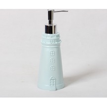 SIVI SABUNLUK DENİZ FENERİ MAVİ MODEL POLİRESİN 7x7x21cm