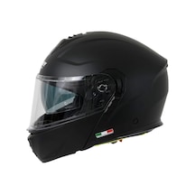 Sway Sw 917 Solid Flip Up Çene Açılır Kask Mat Siyah