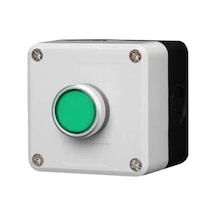 Tekli Push Buton Kutusu - Yeşil