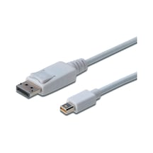 Displayport Dp &lt -&gt Mini Displayport Mini Dp Bağlantı Kablosu, Dp Erkek - Mini Dp Erkek, 3 Metre, Kilit Mekanizmalı, Dp 1.1a Uyumlu, Ul, Beya