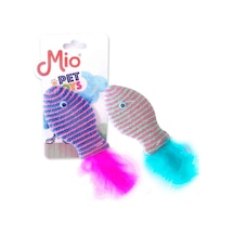 Mio Kedi Oyuncağı Renkli Balık 1 Ad