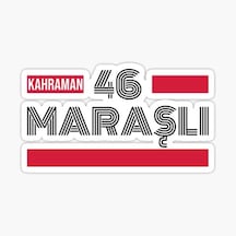 46 Kahramanmaraşlı Plaka Araba Sticker Yapıştırması