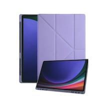 Samsung Galaxy Tab A11 Plus Kalemlikli Mars Tablet Kılıfı - Lila Arka Kapak