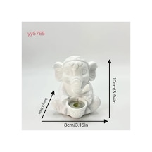 Ganeşa Figürlü Tütsülük Ve Tealight Mumluk Silikon Kalıp