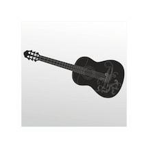 Folyo Sticker Gitar 100cm Uzunluk Siyah