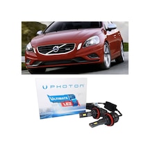 Volvo S60 Led Xenon Kısa Far Ampulü H7 Ultimate 9500 Lumens Yeni Seri Beyaz