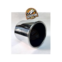 120 Mm. Tekli Krom Egzoz Çıkışı Paslanmaz Krom Sessiz Eksoz Ucu 1 Adet