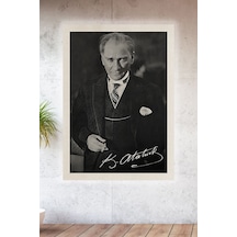 Lucena Metal Baskılı Atatürk Koleksiyonu Tablo No 50 - 20 Cm X 30 Cm
