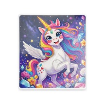 5d Elmas Taş İşleme Kiti Tablo 21x25 Cm Unicorn Desenli Diamond Painting