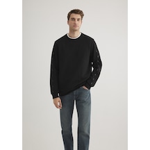 Mavi - Bisiklet Yaka Siyah Sweatshirt 0s10329-900 Siyah
