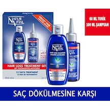 Natur Vital Hair Loss Treatment Tonik 60ml+100ml Şampuan Yağlı
