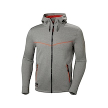 Helly Hansen Workwear Chelsea Evolutıon Fermuarlı Kapüşonlu Sweat Koyu Gri