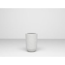 Nuano Consept Lale Serisi Yuvarlak Saksı Beyaz 35x50