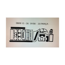 Bmw E36 1991-1997 20 Parça Torpido Kaplama Renk Karbon