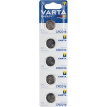 Varta CR2016 3 V Lityum Pil 5'li Paket