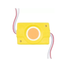 Hubrendy Sh 12 Volt 2.4 Watt Sarı Cob Led Modül - 40x22 Mm