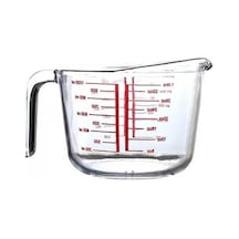 Pazly Cam Ölçüm Kabı Seti - 250/500/1000ml - Mikrodalga Fırın Güvenli - Mutfak Şeffaf Ölçüm Kabı Şeffaf