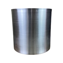 Cihan Çiçekçilik Metalik Galvaniz Saksı 35x35 Paslanmaz Çok Renkli