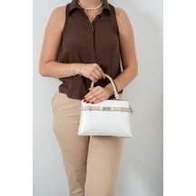 Silver Polo Sp1149 Kadın El Çantası Logolu Sedef-s.nut