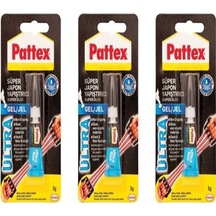 Pattex Süper Japon Yapıştırıcı 3g Blister 3 Adet