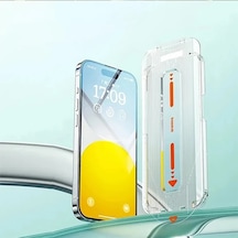 Baseus Crystal İphone 15 Plus Full Koruma Eye-protection Tempered Cam Ekran Koruyucu- 5775 Mh-hs9392-3546